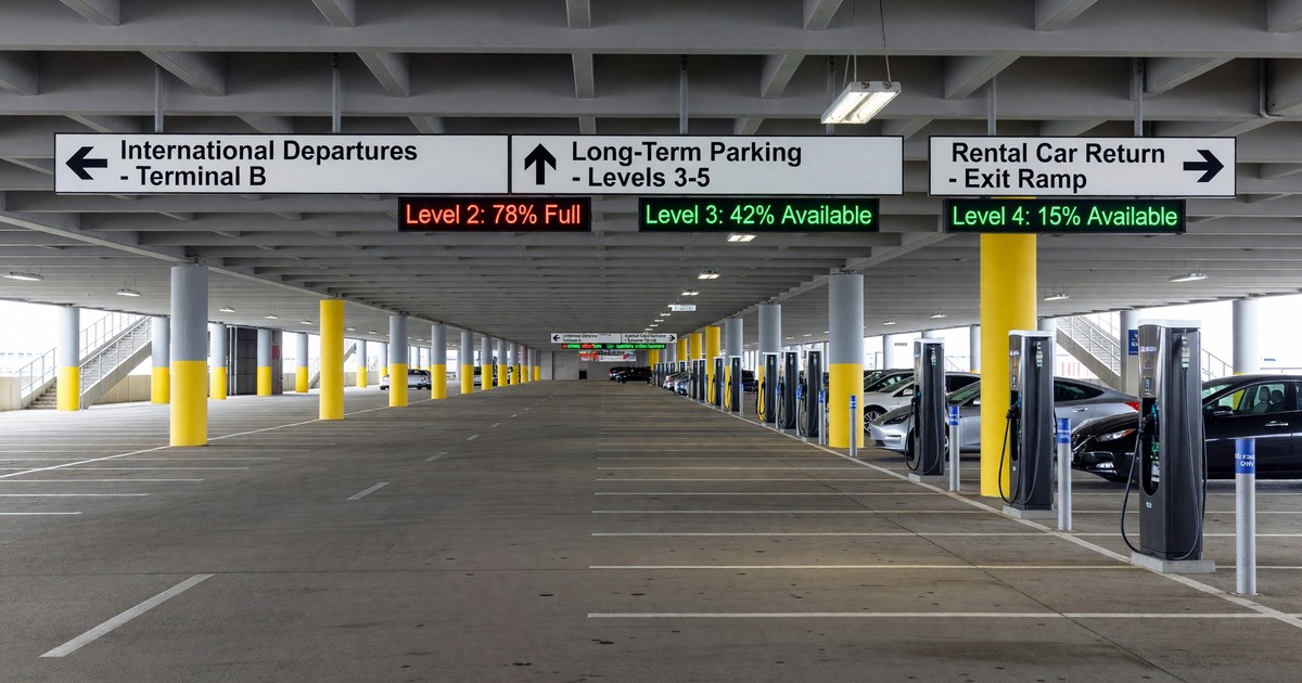 Smart Parking in Airports: Managing the Most Complex Parking Environment